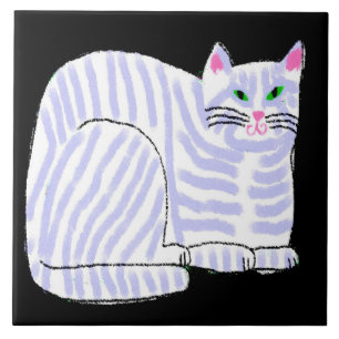 Original Abstrakte digitale Chat-Kunst Fliese