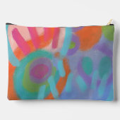 Original Abstrakte Kunst Carry All Pouch Zubehörtasche (Rückseite)