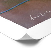 Original Abstrakte Kunst von Dushan Poster (Ecke)