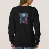 Original Abstrakte Kunst zu tragen Sweatshirt (Rückseite)
