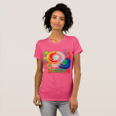 Original Abstrakte Kunst zu tragen T-Shirt (Vorne ganz)