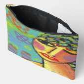 Original Abstrakte Kunst zum Tragen Zubehörtasche (Offen)