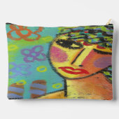 Original Abstrakte Kunst zum Tragen Zubehörtasche (Rückseite)