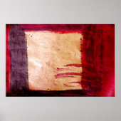 Original Abstrakte Kunstdrucke - Rothko Style Poster (Vorne)