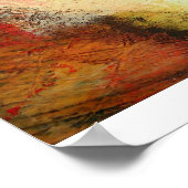 Original Abstrakte Kunstdruckerei - Moderne Kunstw Poster (Ecke)