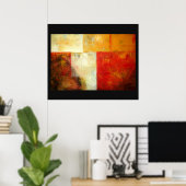 Original Abstrakte Kunstdruckerei - Moderne Kunstw Poster (Heimbüro)