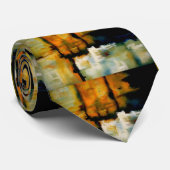Original Abstrakte Malerei-Krawatte Krawatte (Gerollt)