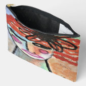 Original Abstrakte Malerei Zubehörtasche (Offen)