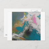 Original Abstrakter Tornado Wind Weather Storm Postkarte (Vorne/Hinten)