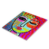 Original Abstraktes Digitalbild Fliese (Seite)