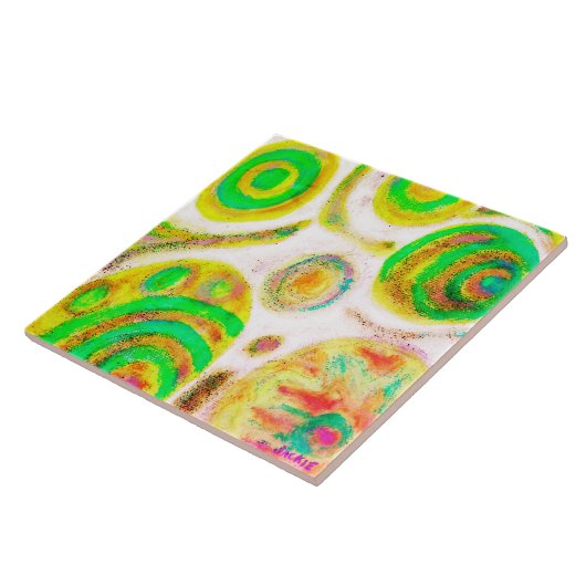 Original Abstraktes Digitalbild Fliese (Seite)