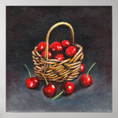 Original Acrylic Red Cherry Poster (Vorne)