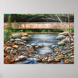 Original Acrylmaler Poster The Brook