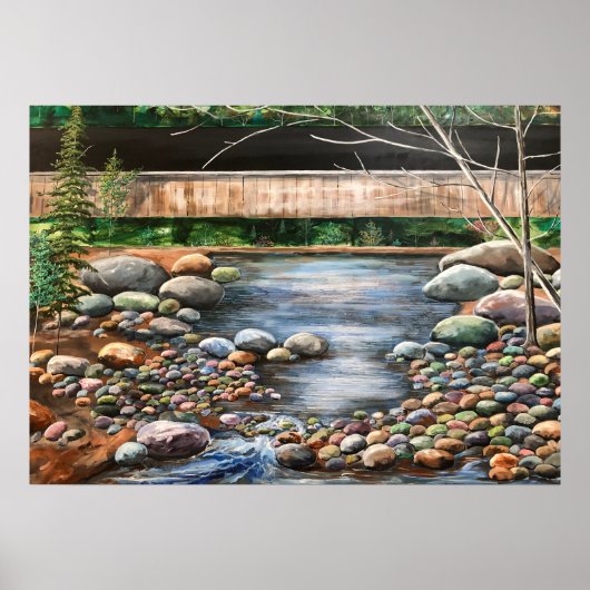 Original Acrylmaler Poster The Brook (Vorne)