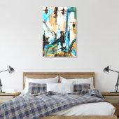 Original Acrylmalerei auf Leinwand ummantelt (Insitu (Schlafzimmer))