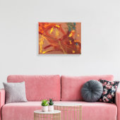 Original Acrylmalerei, bedruckt als Leinwanddruck (Insitu (Wohnzimmer))