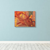 Original Acrylmalerei, bedruckt als Leinwanddruck (Insitu (Holzboden))