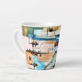 Original Acrylmalerei Milchtasse (Linke Ecke)