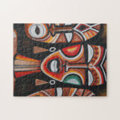 Original African Mask Art Puzzle (Horizontal)