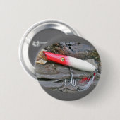 Original AJS Bleistift Popper Fishing Lure Button (Vorne & Hinten)