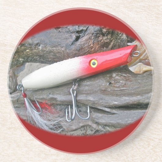 Original AJS Bleistift Popper Fishing Lure Untersetzer (Vorne)