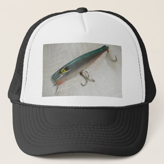 Original AJS Swimmer Saltwater Lure Hat #1 Truckerkappe (Vorderseite)