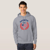 Original America Sports USA Flag Hoodie (Vorne ganz)