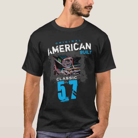 Original American Built Classic 1957 Chevy Car  T-Shirt (Vorderseite)