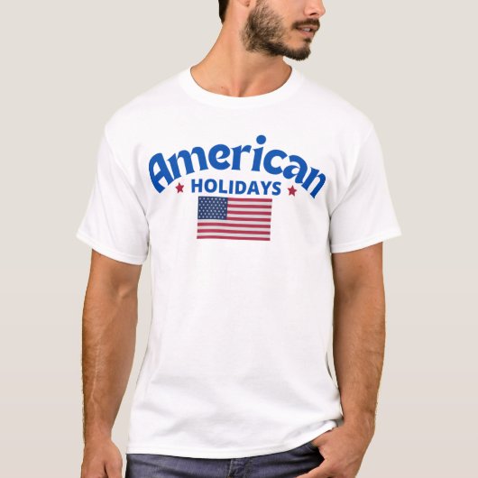 Original American USA True Classic T-Shirts Urlaub (Vorderseite)