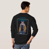 Original Anime Charaktere T-Shirt (Schwarz voll)