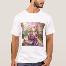 Original Anime Girl in Kimono - Japanischer Sommer