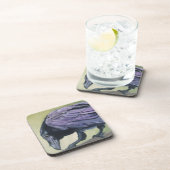 Original Aquarellmalerei Crow Raven Getränkeuntersetzer (Rechte Seite)