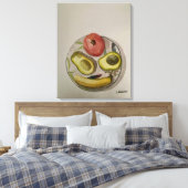 Original Aquarellmalerei "Liebe My Fruit" Leinwanddruck (Insitu (Schlafzimmer))