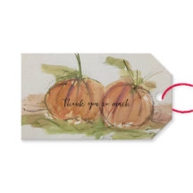 Original Aquarellskizze Pumpkin