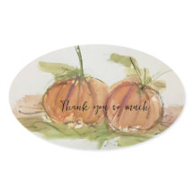 Original Aquarellskizze Pumpkin