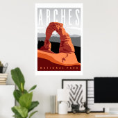 Original Arches Nationalpark Poster (Heimbüro)