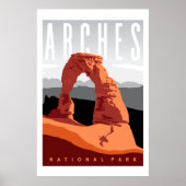 Original Arches Nationalpark Poster (Vorne)