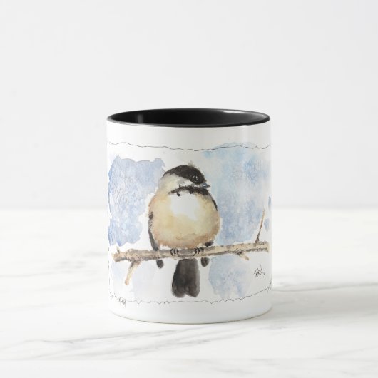 Original Art Chickadee Tasse (Zentrum)