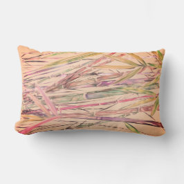 Original Art Digital Wasserfarbe Bamboo Pillow Lendenkissen