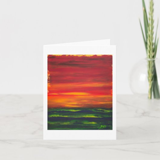 Original art greeting card karte (Vorderseite)