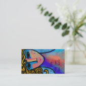 Original Art Hair Stylist Visitenkarte (Stehend Vorderseite)