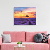 Original Art Lone Tree Friedliche Landschaft Leinwanddruck (Insitu (Wohnzimmer))