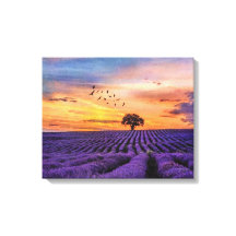 Original Art Lone Tree Friedliche Landschaft