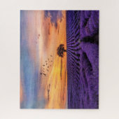 Original Art Lone Tree Friedliche Landschaft Puzzle (Vertikal)