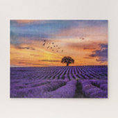 Original Art Lone Tree Friedliche Landschaft Puzzle (Horizontal)