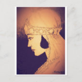 Original Art Postcard - Braut der 20er Jahre/Vinta Postkarte (Vorderseite)