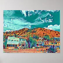 Original Art Poster von Bisbee, Arizona