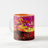 Original Art Roots führen tiefe Coffe-Tasse aus Zweifarbige Tasse (Vorderseite Links)