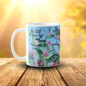 Original Art/Scripture Psalm 46:10 ist noch modern Kaffeetasse