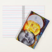 Original Art Sonnenmond Elipbook Notizblock (Innen)